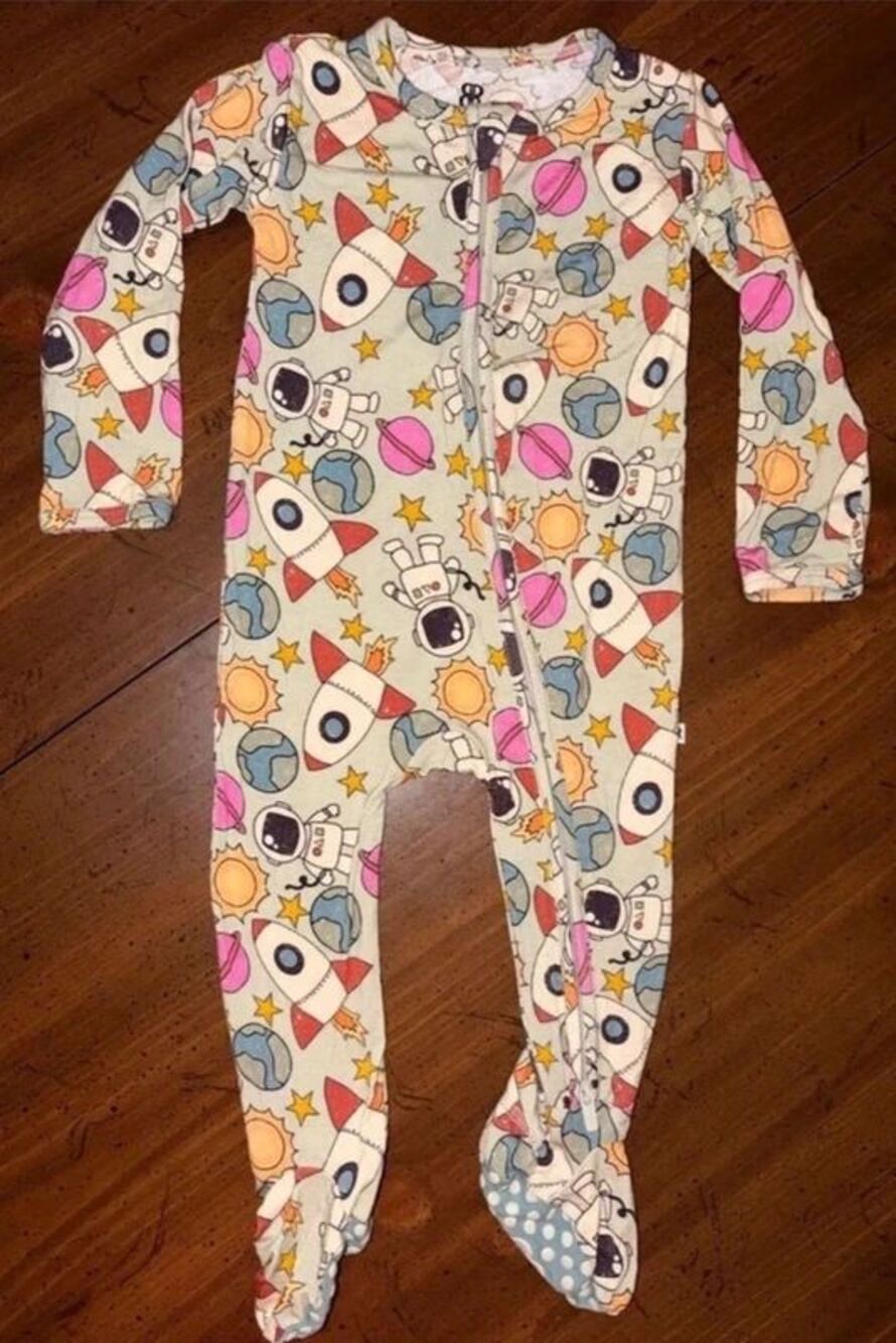 Bums and Roses Sleeper 12-18M